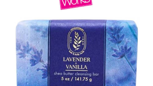 Lavender Vanilla Shea Butter Cleansing Bar