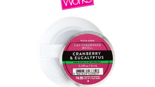 Cranberry & Eucalyptus Car Fragrance Refill