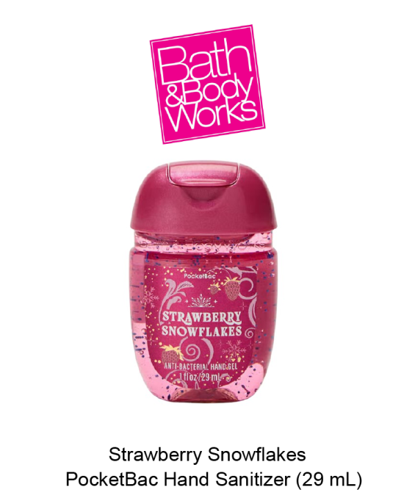 Strawberry Snowflakes PocketBac Hand Sanitizer