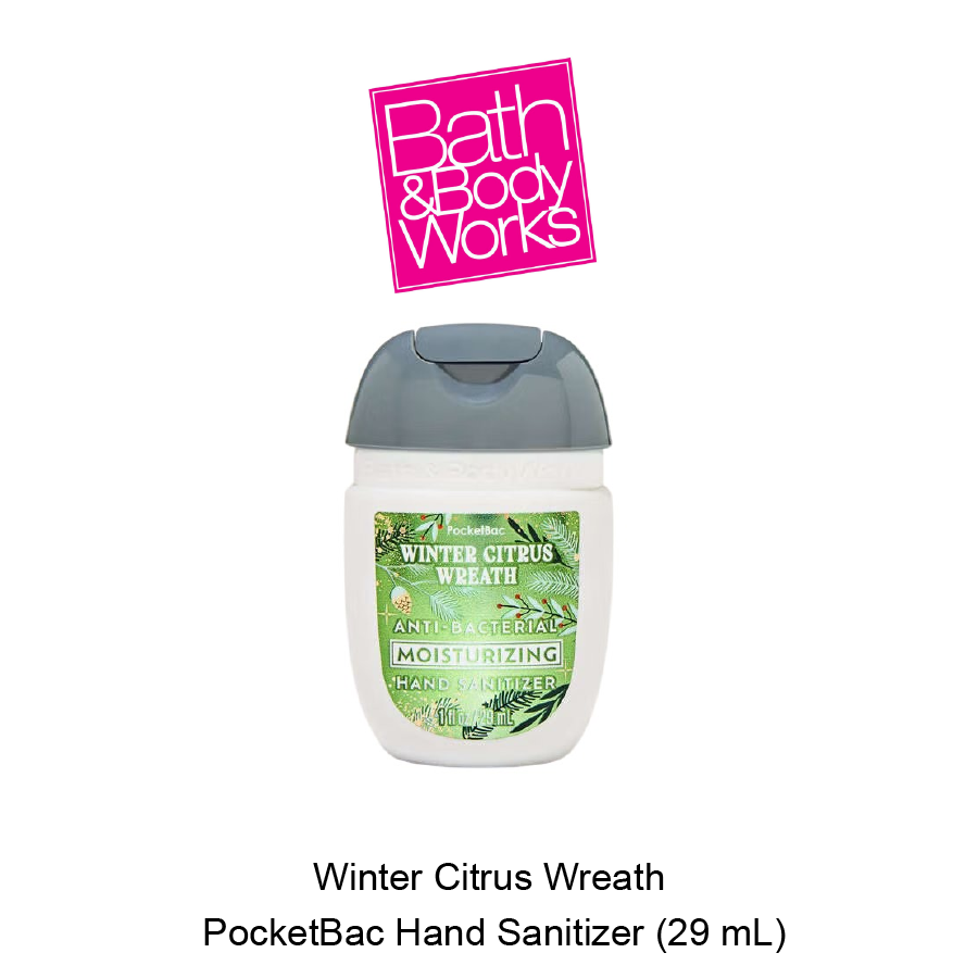 BB PocketBac Hand Sanitizer Oct-31-2025-22 Winter Citrus Wreath PocketBac Hand Sanitizer - Image 1