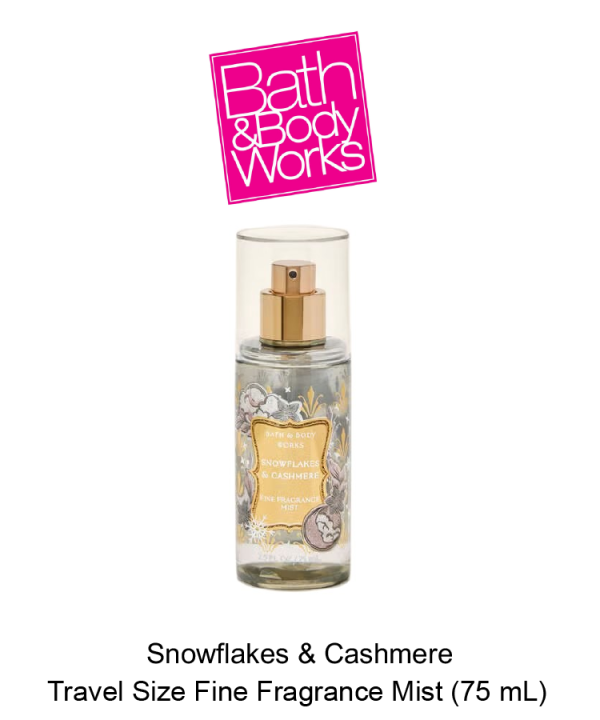 Snowflakes & Cashmere Travel Size Fine Fragrance Mist
