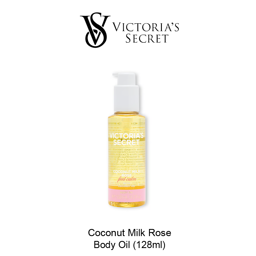VS Body Oil (128ml) May-13-2025-02 BODY CARE Coconut Milk Rose Body Oil - Image 1