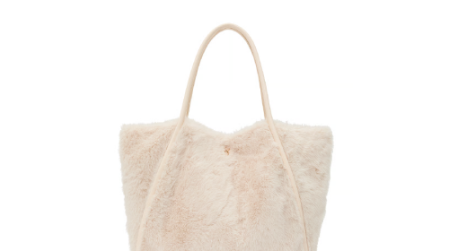 VICTORIA'S SECRET Faux Fur Tote Bag