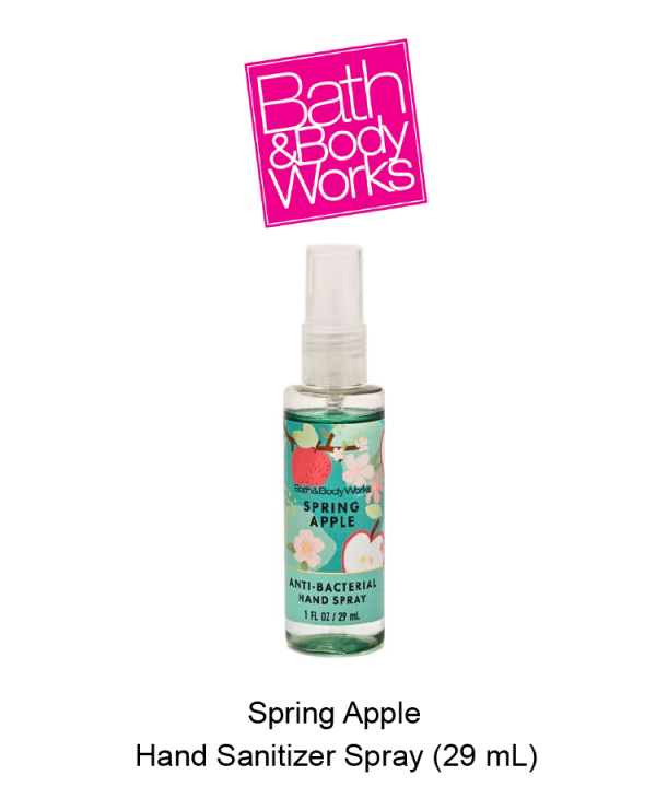 Spring Apple Hand Sanitizer Spray