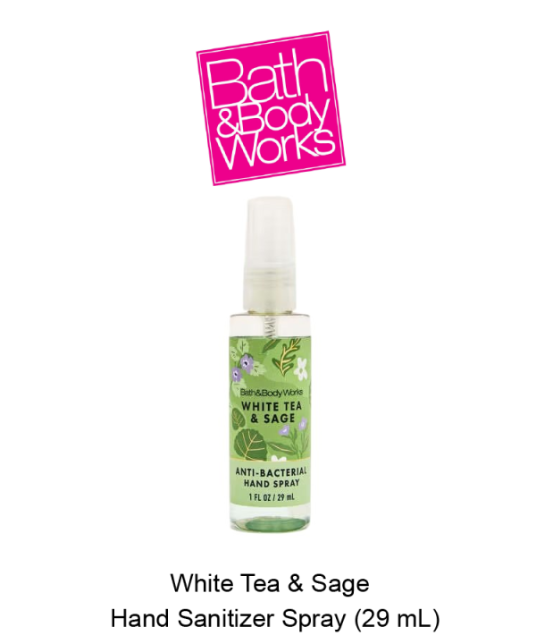 White Tea & Sage Hand Sanitizer Spray