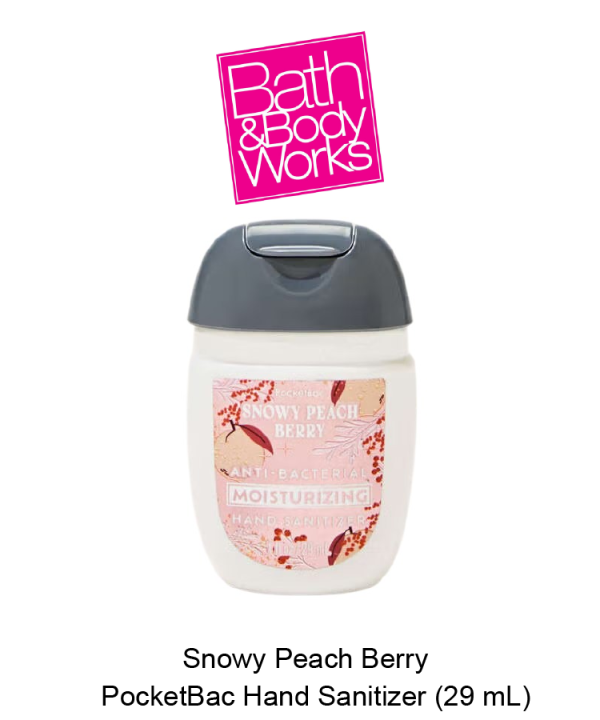 Snowy Peach Berry PocketBac Hand Sanitizer