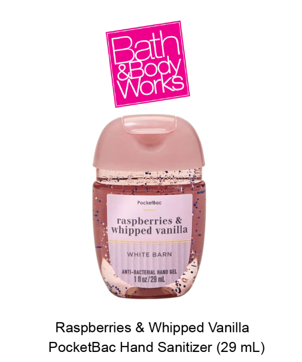 Raspberries & Whipped Vanilla PocketBac Hand Sanitizer