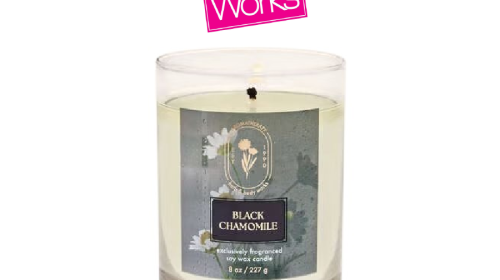 Aromatherapy Black Chamomile Single Wick Candle