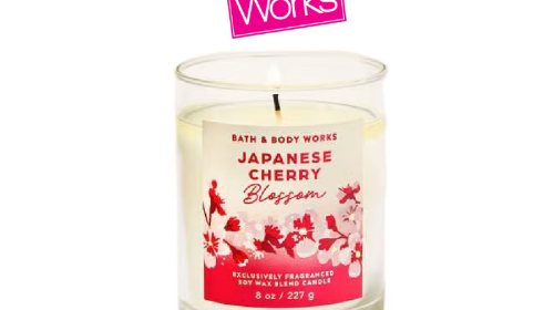 Japanese Cherry Blossom Single Wick Candle