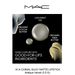 M·A·CXIMAL SILKY MATTE LIPSTICK- ANTIQUE VELVET - Image 4