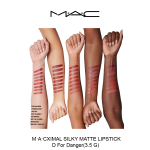 M·A·CXIMAL SILKY MATTE LIPSTICK- D FOR DANGER - Image 3