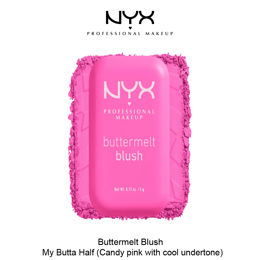 NYX Buttermelt Blush Nov-24-2025-01 BUTTERMELT BLUSH- My Butta Half - Image 1
