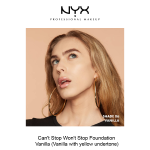 CAN'T STOP WON'T STOP FOUNDATION- Vanilla - Image 2