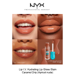 LIP I.V. HYDRATING LIP GLOSS STAIN- Caramel Drip - Image 2