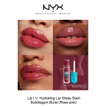 LIP I.V. HYDRATING LIP GLOSS STAIN- Bubblegum Burst - Image 2