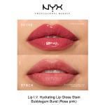 LIP I.V. HYDRATING LIP GLOSS STAIN- Bubblegum Burst - Image 3