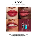 LIP I.V. HYDRATING LIP GLOSS STAIN- Blush Rush - Image 2