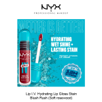 LIP I.V. HYDRATING LIP GLOSS STAIN- Blush Rush - Image 4