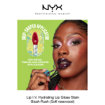 LIP I.V. HYDRATING LIP GLOSS STAIN- Blush Rush - Image 5