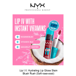 LIP I.V. HYDRATING LIP GLOSS STAIN- Blush Rush - Image 6