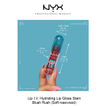 LIP I.V. HYDRATING LIP GLOSS STAIN- Blush Rush - Image 9