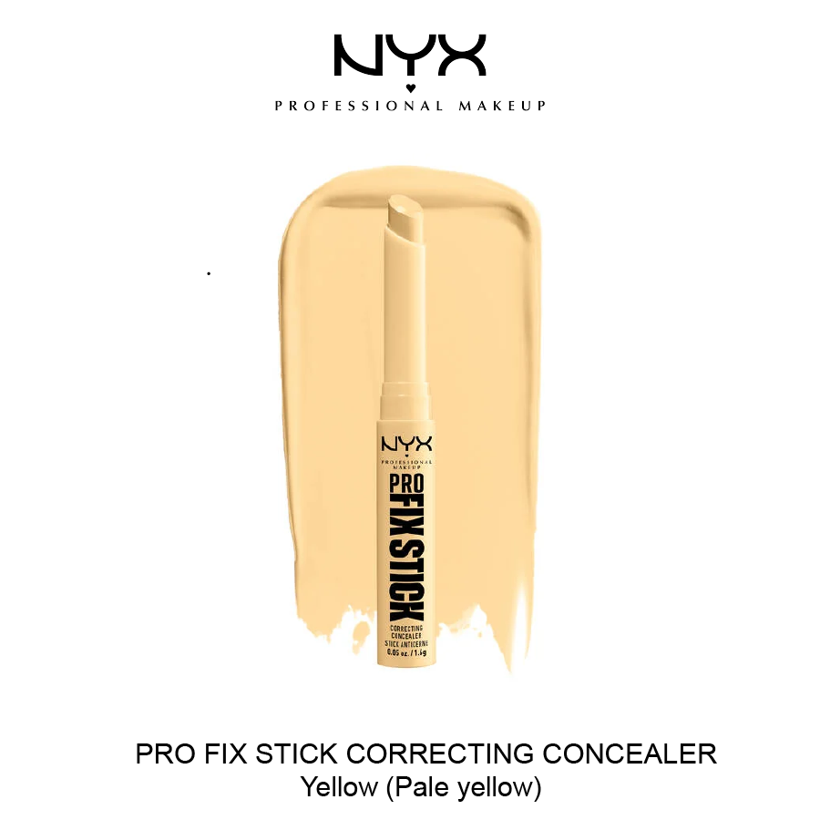 NYX PRO FIX STICK CORRECTING CONCEALER Nov-24-2025-01 PRO FIX STICK CORRECTING CONCEALER-Yellow - Image 1