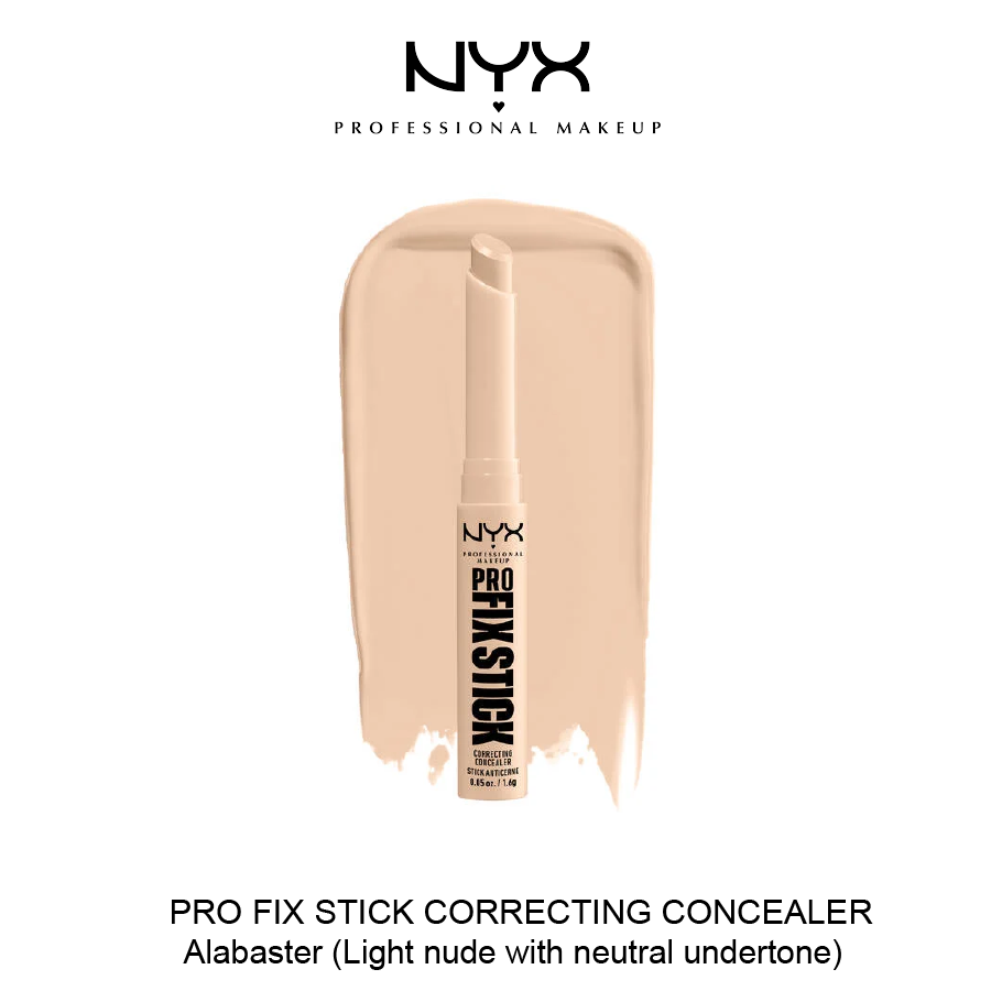 NYX PRO FIX STICK CORRECTING CONCEALER Nov-24-2025-18 PRO FIX STICK CORRECTING CONCEALER- Alabaster - Image 1