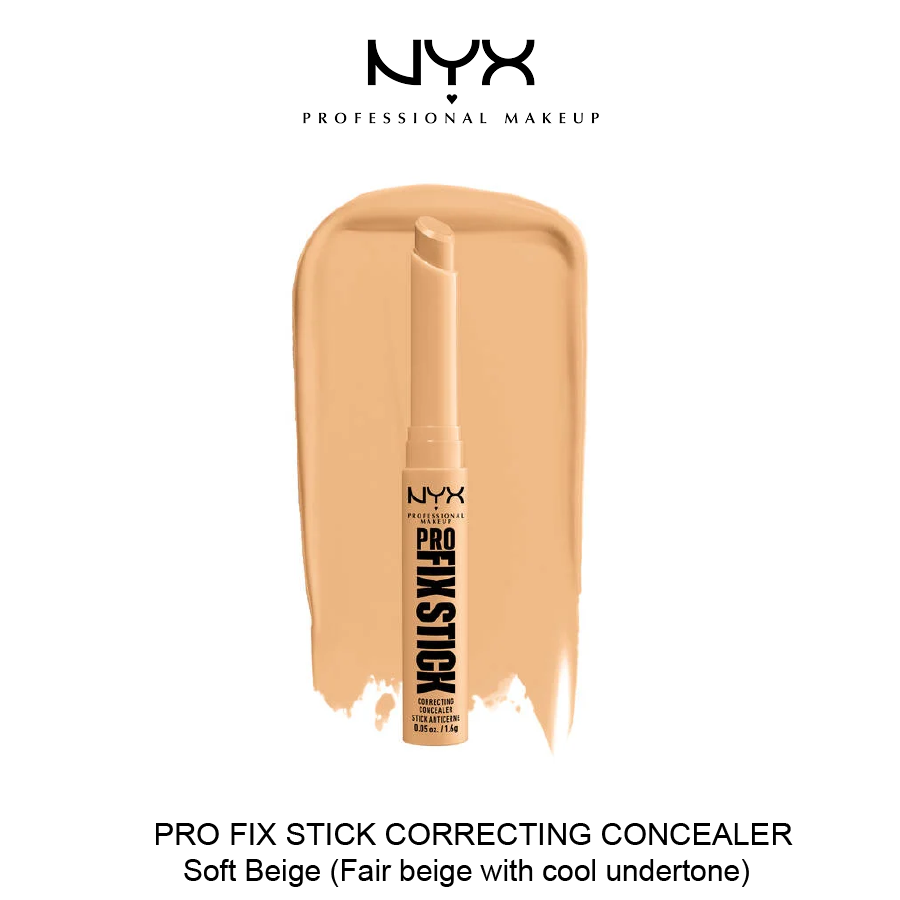 NYX PRO FIX STICK CORRECTING CONCEALER Nov-24-2025-42 PRO FIX STICK CORRECTING CONCEALER- Soft Beige - Image 1