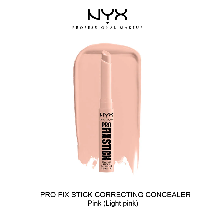 NYX PRO FIX STICK CORRECTING CONCEALER Nov-24-2025-48 PRO FIX STICK CORRECTING CONCEALER- Pink - Image 1