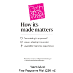 Warm Musk Fine Fragrance Mist - Image 2