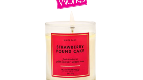 White Barn Strawberry Pound Cake Single Wick Candle