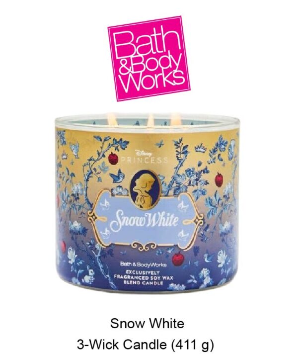 Snow White 3-Wick Candle