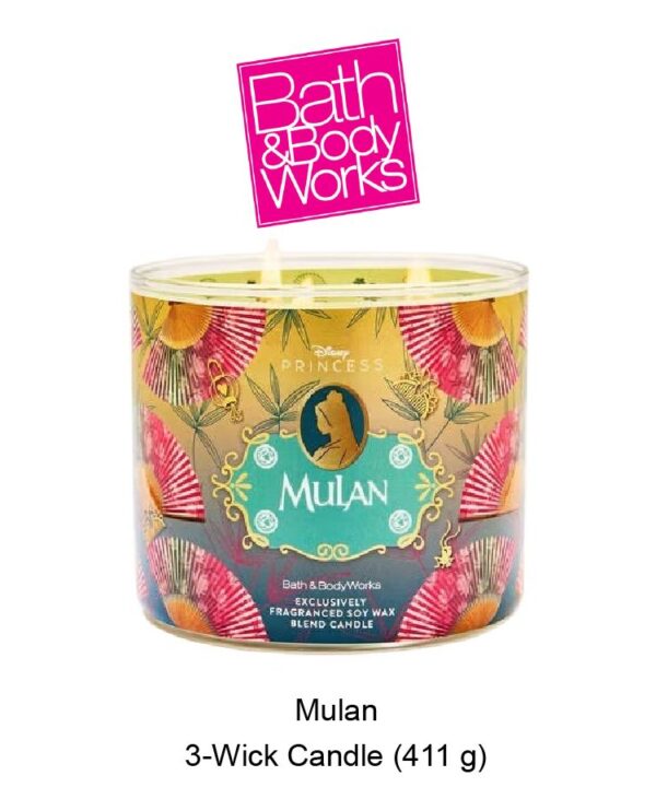 Mulan 3-Wick Candle