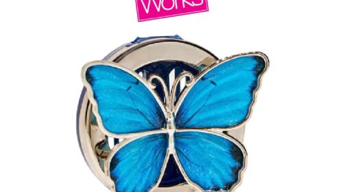 White Barn Garden ButterflyCar Fragrance Holder