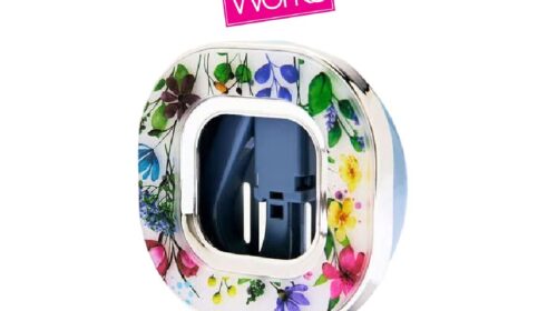 Pressed Floral Car Fragrance Holder