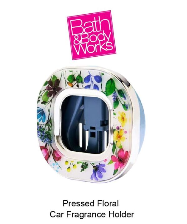 Pressed Floral Car Fragrance Holder