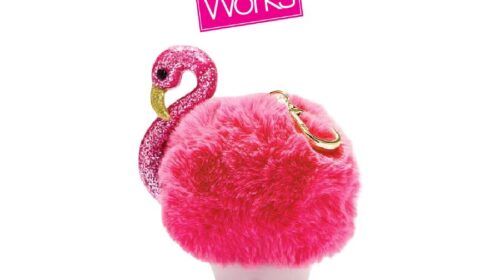 Flamingo Pom PocketBac Holder