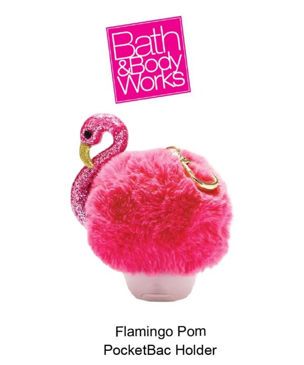 Flamingo Pom PocketBac Holder