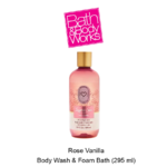 Aromatherapy Rose Vanilla Body Wash & Foam Bath