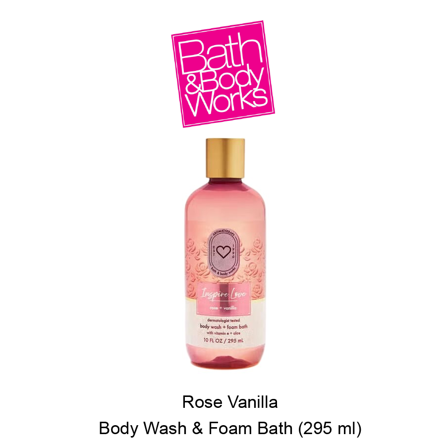 BB Aromatherapy Body Wash & Foam Bath April-03-2026-01 Aromatherapy Rose Vanilla Body Wash & Foam Bath - Image 1