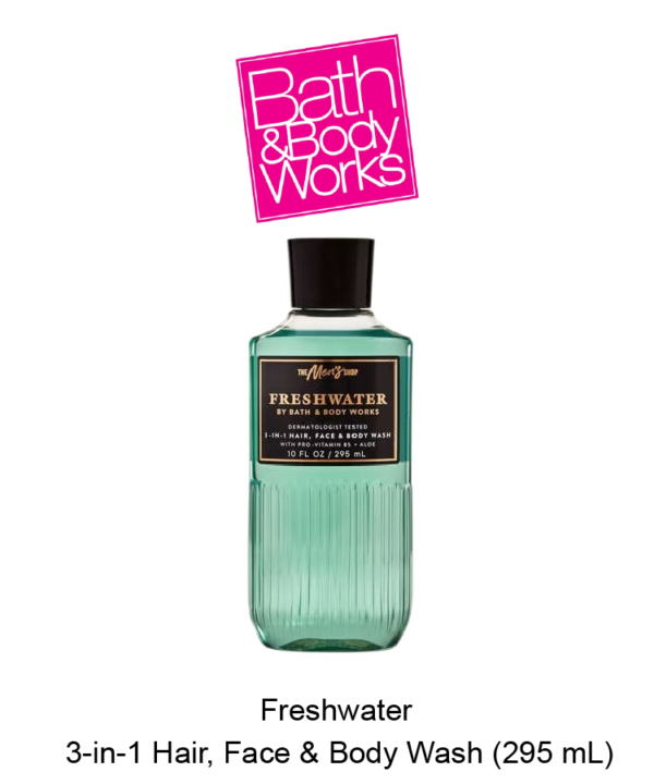 Men's Freshwater 3-in-1 Hair, Face & Body Wash