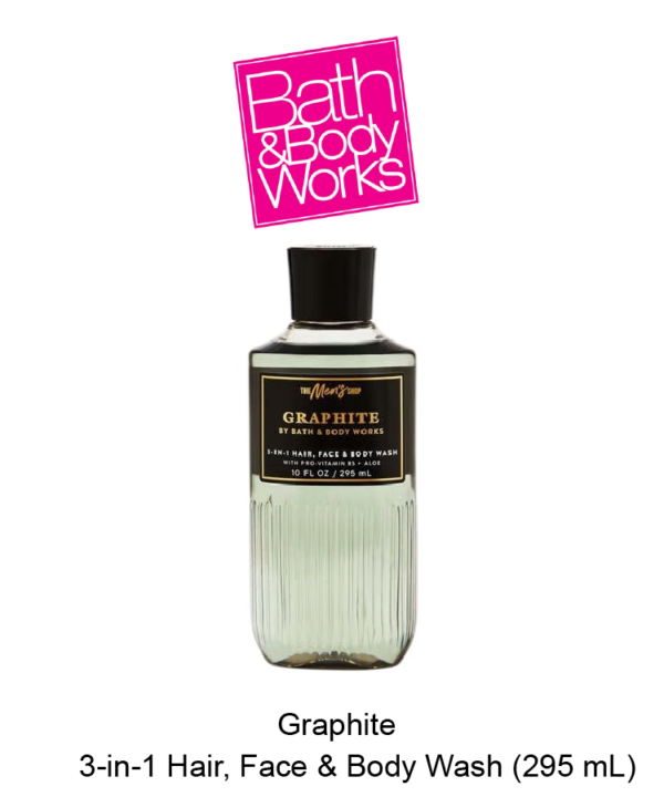 Men's Graphite 3-in-1 Hair, Face & Body Wash
