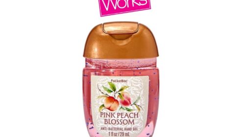 Pink Peach Blossom PocketBac Hand Sanitizer