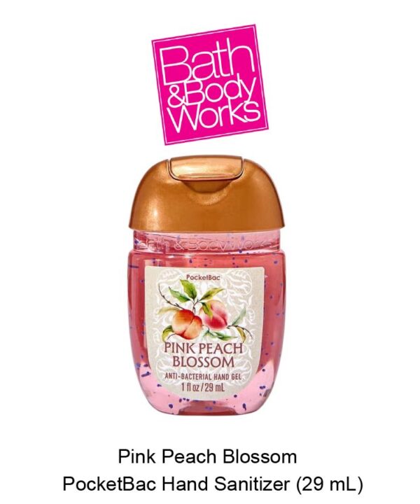 Pink Peach Blossom PocketBac Hand Sanitizer