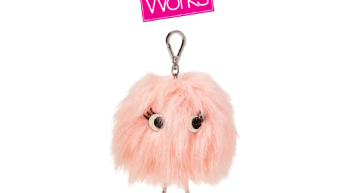 Pink Pom Friend PocketBac Holder