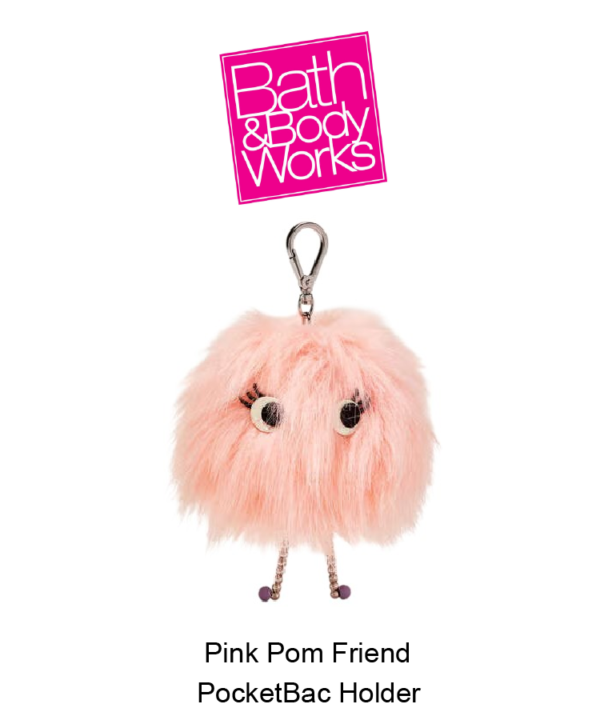 Pink Pom Friend PocketBac Holder