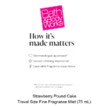 Strawberry Pound CakeTravel Size Fine Fragrance Mist - Image 2