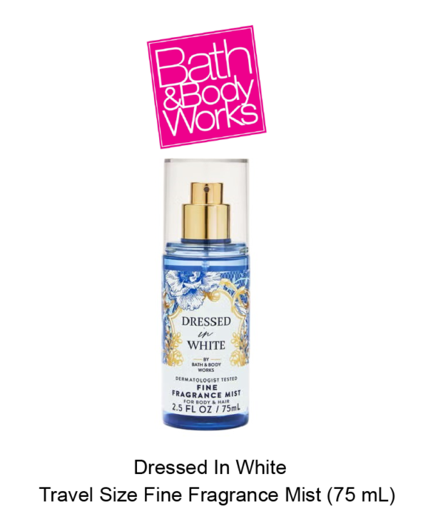 Dressed In White Travel Size Fine Fragrance Mist