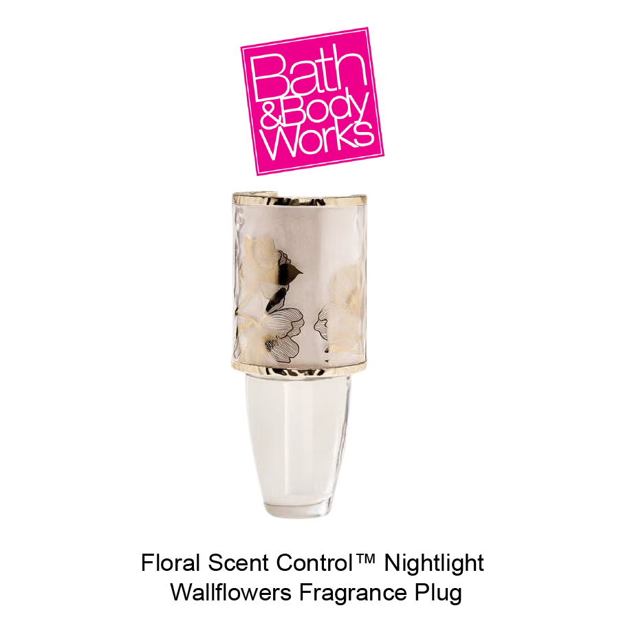 BB Wallflowers Fragrance Plug April-06-2026-01 Floral Scent Control™ Nightlight Wallflowers Fragrance Plug - Image 1