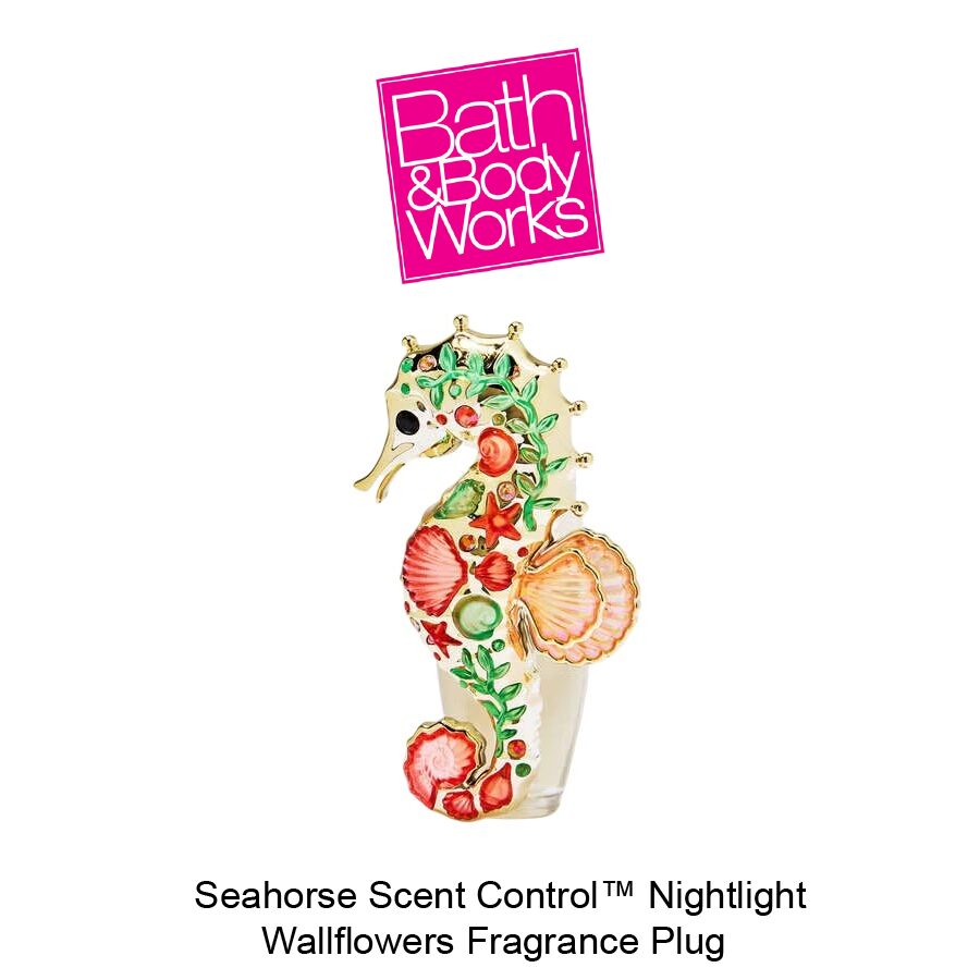 BB Wallflowers Fragrance Plug April-06-2026-10 Seahorse Scent Control™ Nightlight Wallflowers Fragrance Plug - Image 1